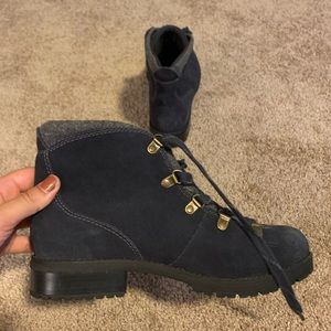 Navy Blue Boots